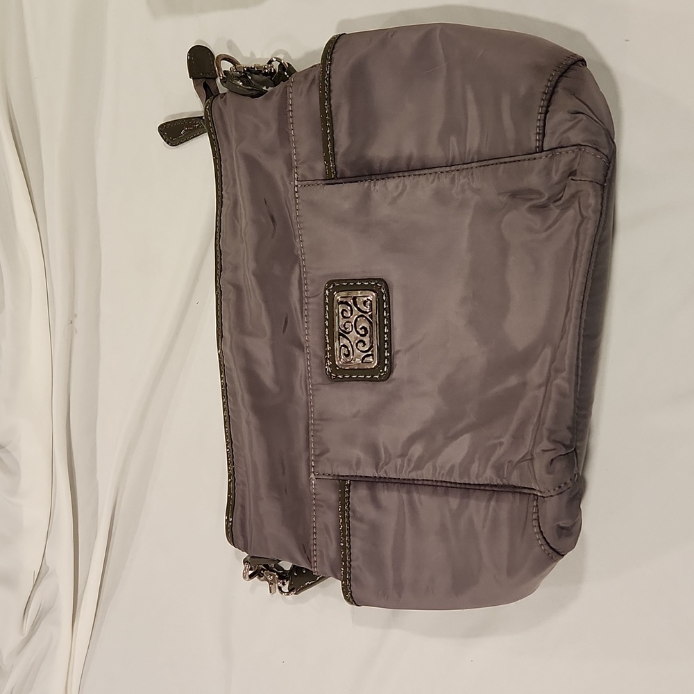 Brighton Pre-owned Grey Nylon Purse